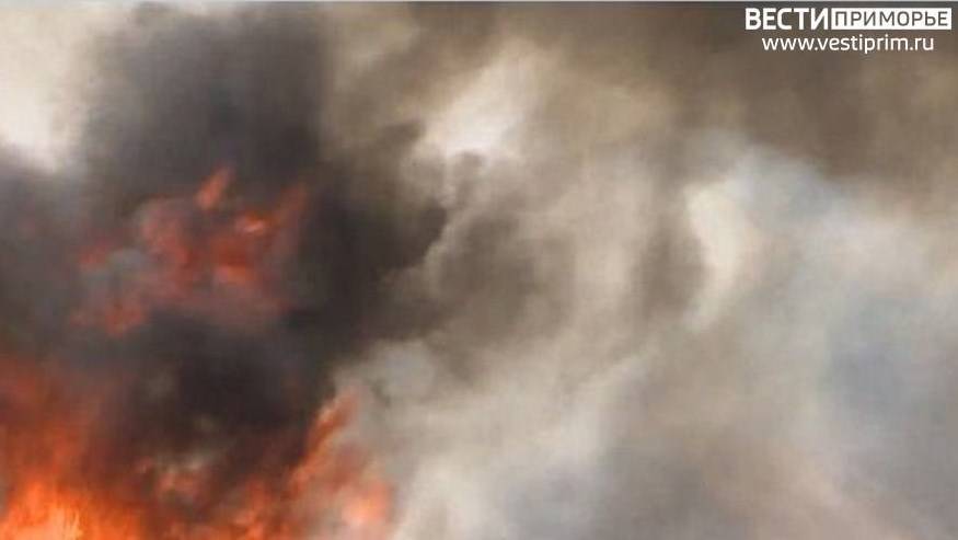 "Дымища и куча пожарок понаехало": крупный торговый центр горит во Владивостоке