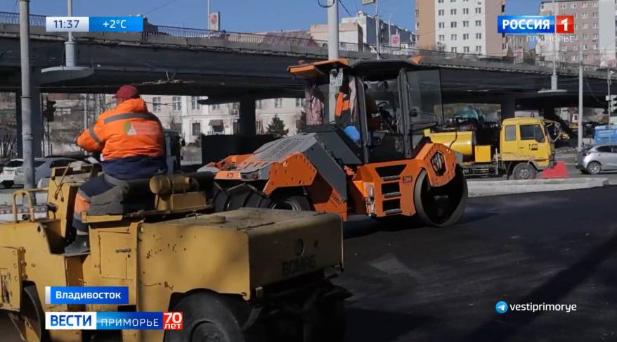 Силы дорожников брошены на обустройство комфортного поворота в сторону кольца Багратиона
