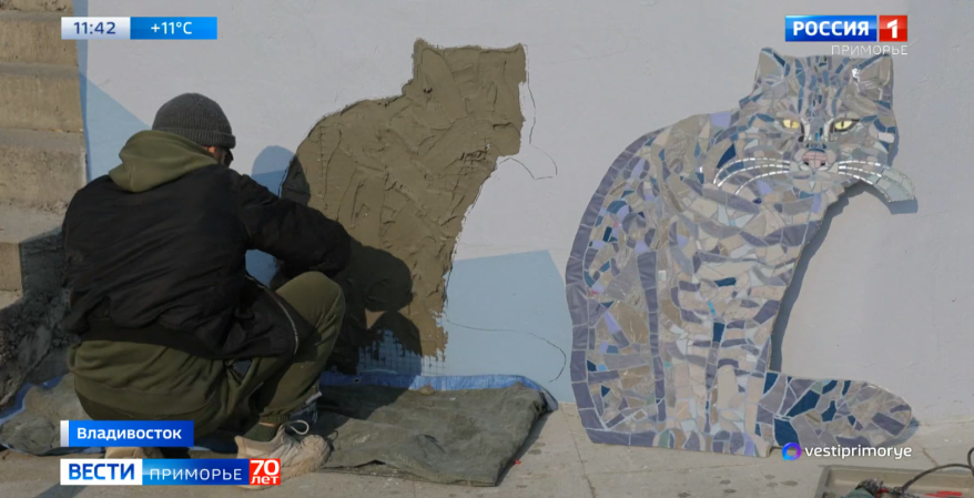 Художники работают над новым арт-объектом во Владивостоке