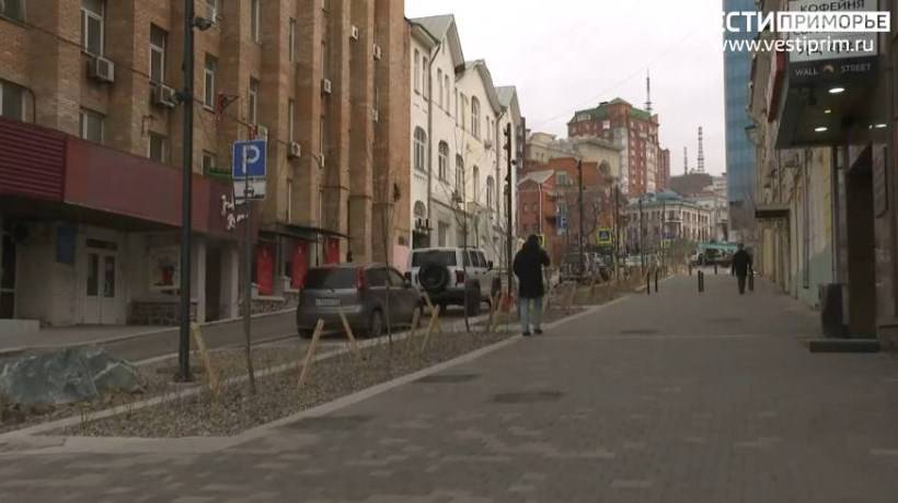 В центре Владивостока открылась рекоструированная часть улицы Мордовцева
