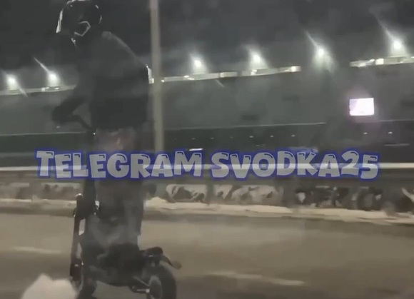 Безумного путешественника встретили автолюбители на трассе в Приморье