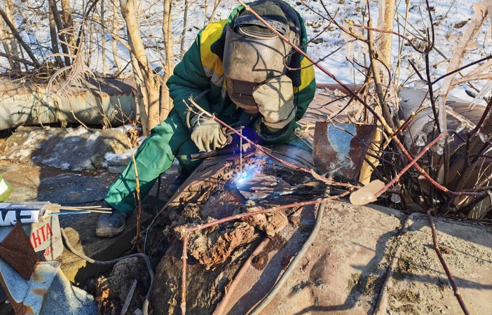 Новое повреждение теплотрассы обнаружено в Находке после ЧП
