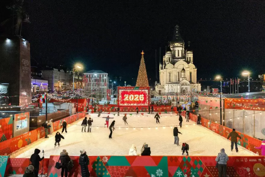 Дружеские хоккейные матчи пройдут на катке на центральной площади Владивостока