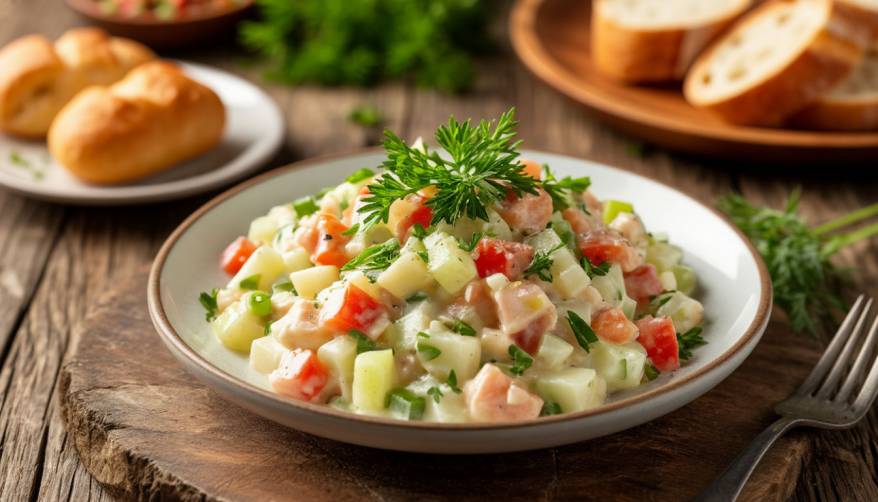 Салат «Оливье» во Владивостоке за год подорожал на 5% и стоит больше 1200 рублей