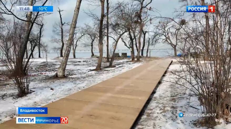 Реконструкция парка имени Сергея Лазо - на финишной прямой