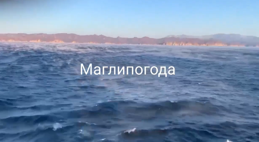 Море "закипело" у побережья Приморья
