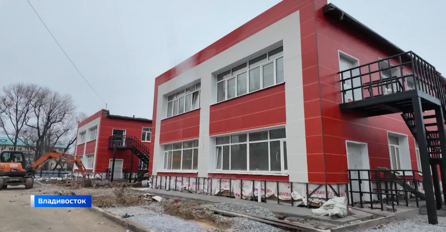 Капитальный ремонт детского сада на Постышева во Владивостоке вышел на финишную прямую