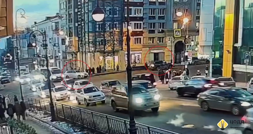 ДТП в самом центре Владивостока может осложнить движение в час пик