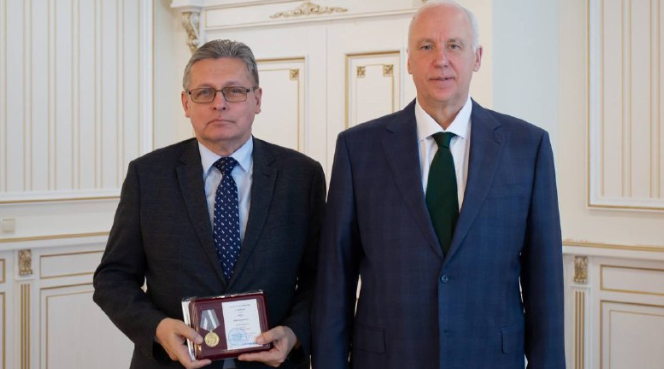 Рифат Сабитов удостоен медали «За содействие» Следственного комитета России