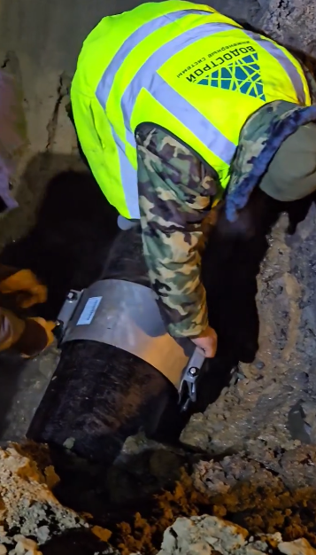 Авария на водоводе во Врангеле ликвидирована