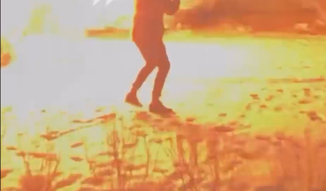 Грузовик исчез в пламени праздничного салюта