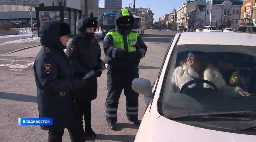 Останавливают, проверяют: полиция вышла в рейд на дороги Владивостока