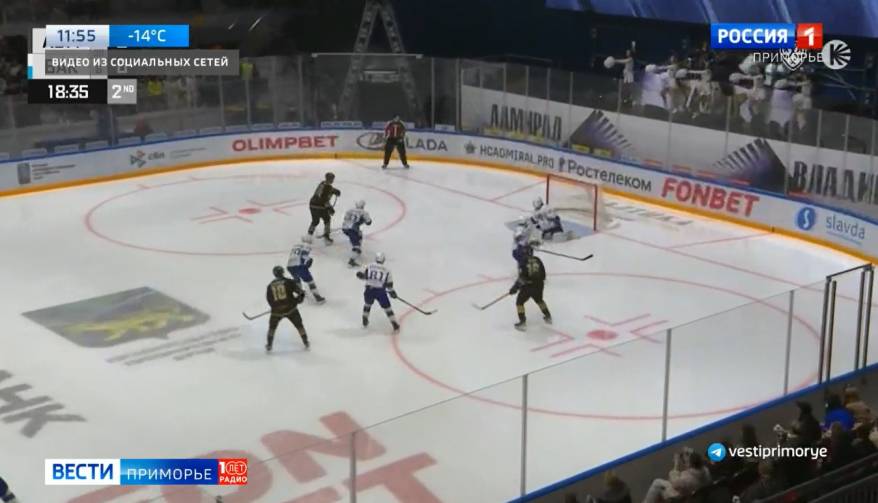 «Адмирал» готовится к исторической встрече с «Барысом» чемпионата КХЛ