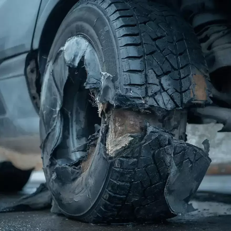 В Находке неизвестные массово порезали шины припаркованным авто