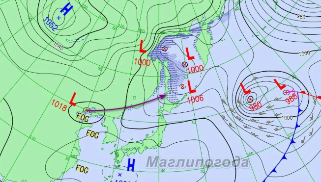 Траектория циклона пройдет прямо по Приморью: пугающий прогноз дал "народный синоптик"