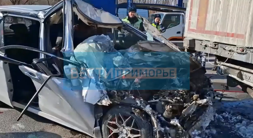 "Женщина бьется в истерике": появились новые кадры с места жуткого ДТП в Приморье