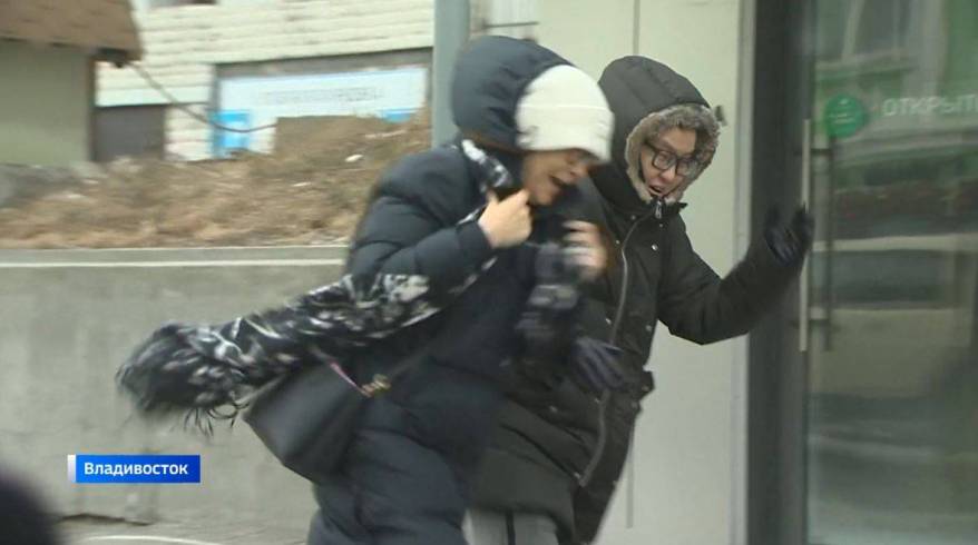 "Началось - ледяной дождь, сильный ветер": циклон начал влиять на Приморье