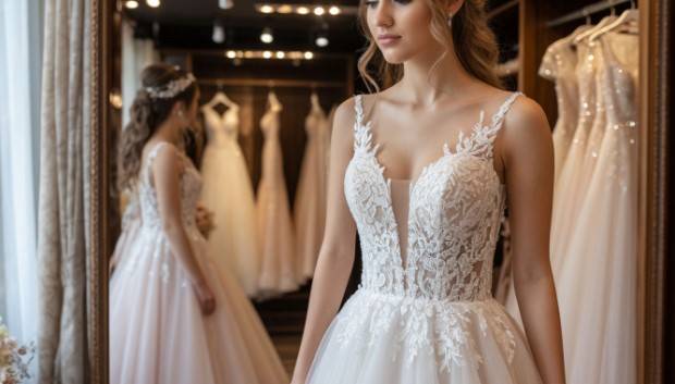 До 5 тысяч рублей берут за примерку свадебного платья в магазине