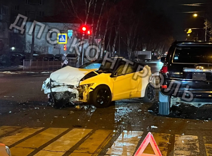 Серьезное ДТП случилось минувшей ночью в Уссурийске