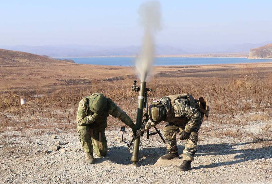 Миномётчики на острие атаки. Совместный проект «Вести: Приморье» и «Боевой вахты»