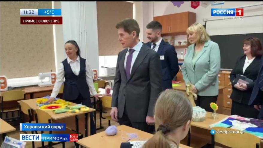 Губернатор Приморья с рабочими визитом в селе Хороль