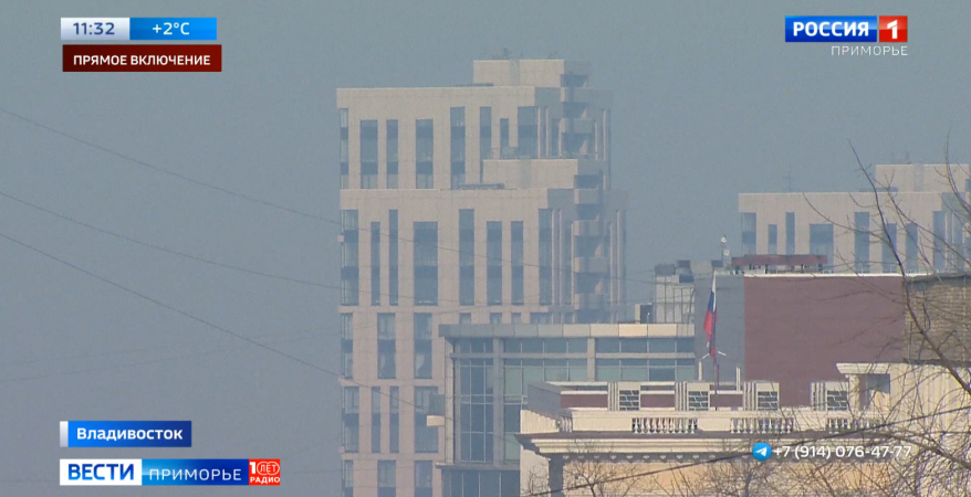 Минприроды Приморья прокомментировало дым от пожаров над Владивостоком