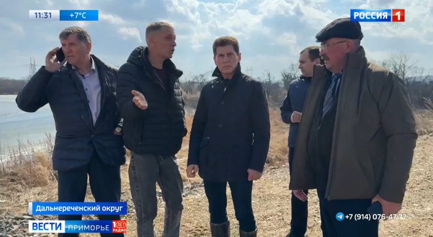 Олег Кожемяко проверил, как идет подготовка к половодью в Дальнереченском округе