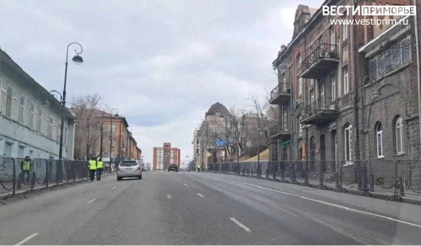 Движение в центре Владивостока перекроют раньше назначенного времени