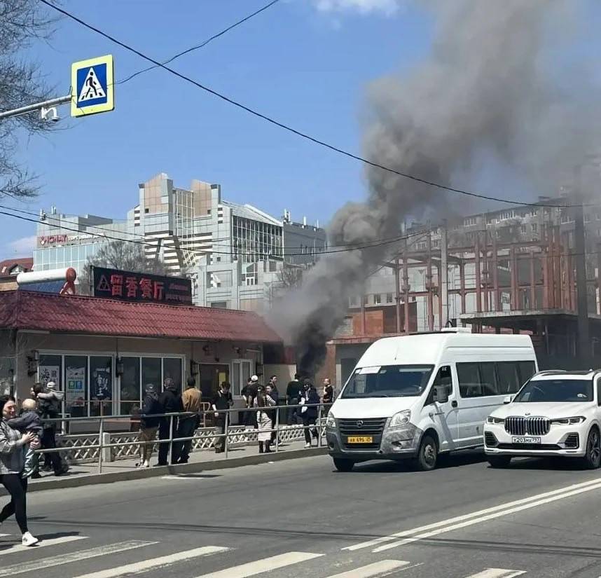 Во Владивостоке ликвидирован пожар в кафе китайской кухни