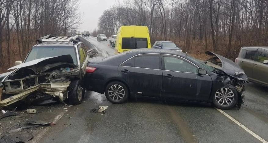 «Месиво» на трассе Приморья: ДТП собирает огромную пробку
