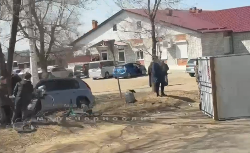 Один лежит на боку, другой врезался в дерево: дичайшее ДТП в Приморье