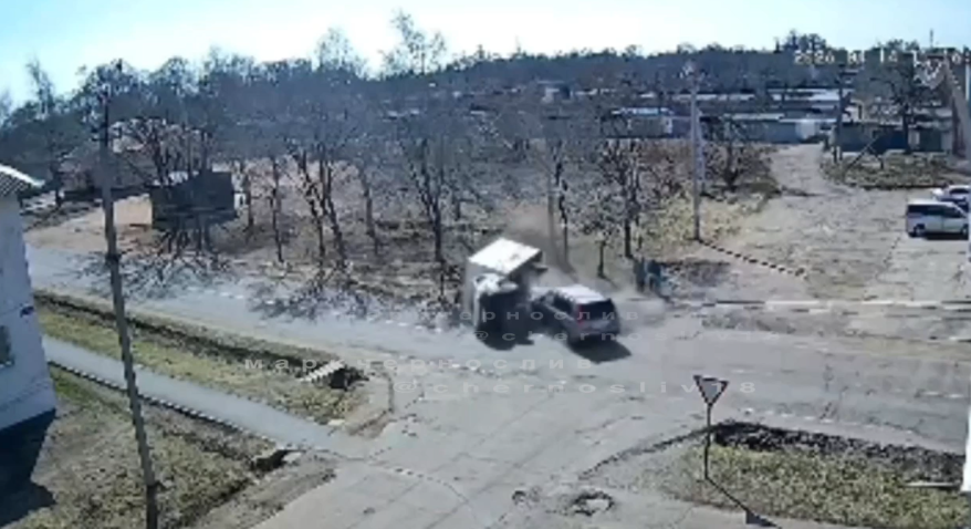 Момент серьезного ДТП в Липовцах попал на видео