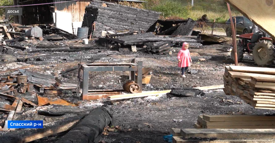 Девять детей и родители выжили в мощном пожаре в Приморье: помог громкий "спасатель"