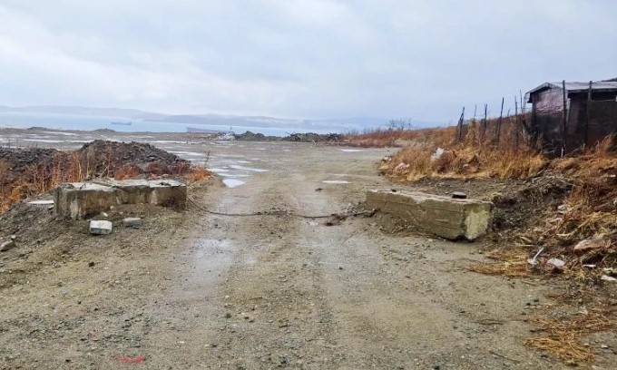 Въезд перекрыт на полуострове Назимова. Подробности