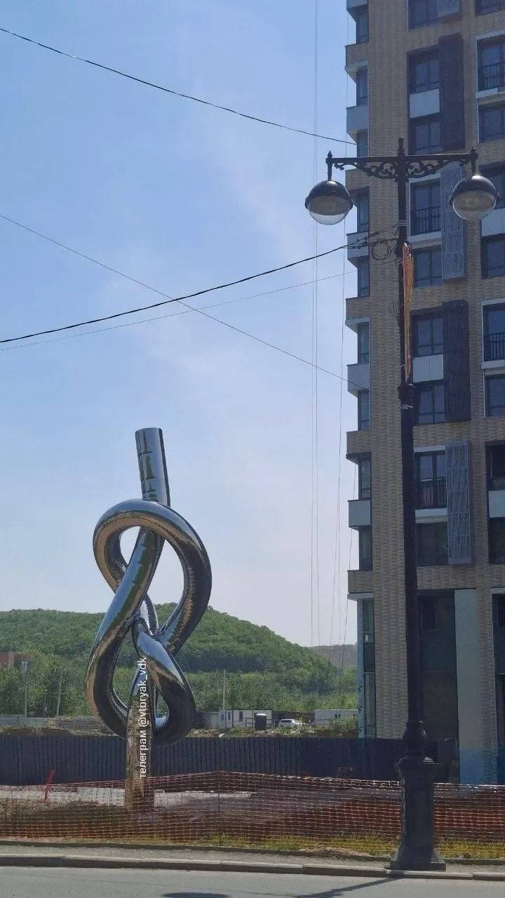Арт-объект в Снеговой Пади озадачил владивостокцев