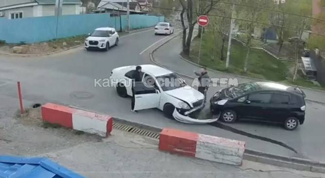 «Спектакль» разыграли автоподставщики на дороге в Артеме