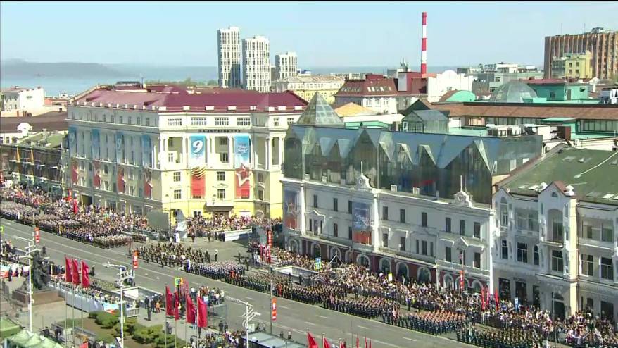 Полная видеоверсия Парада Победы во Владивостоке