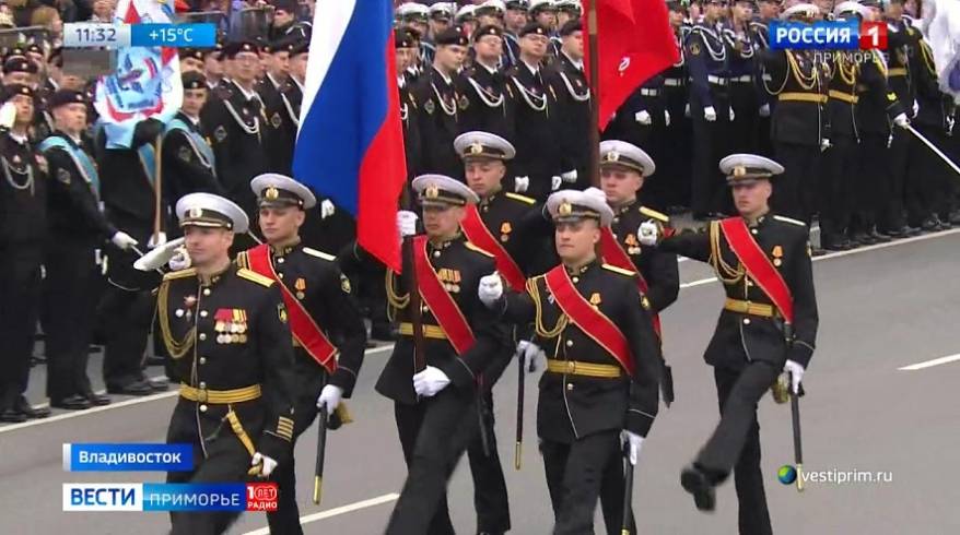 Генеральная репетиция Парада Победы проходит во Владивостоке