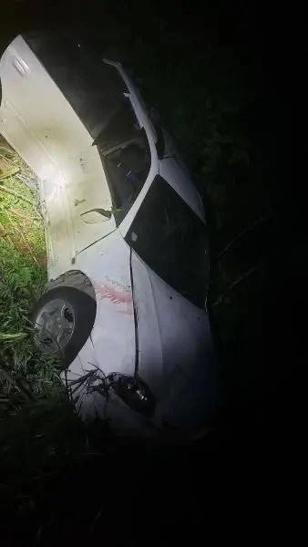Toyota Caldina с ребенком в салоне вылетела в кювет в Приморье