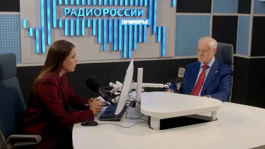 Депутат Госдумы России Сергей Миронов стал гостем студии ГТРК «Владивосток»