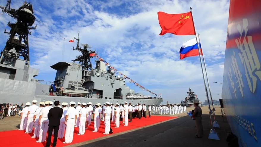 ️Отряд кораблей ТОФ прибыл в Циндао для участия в российско-китайских учениях
