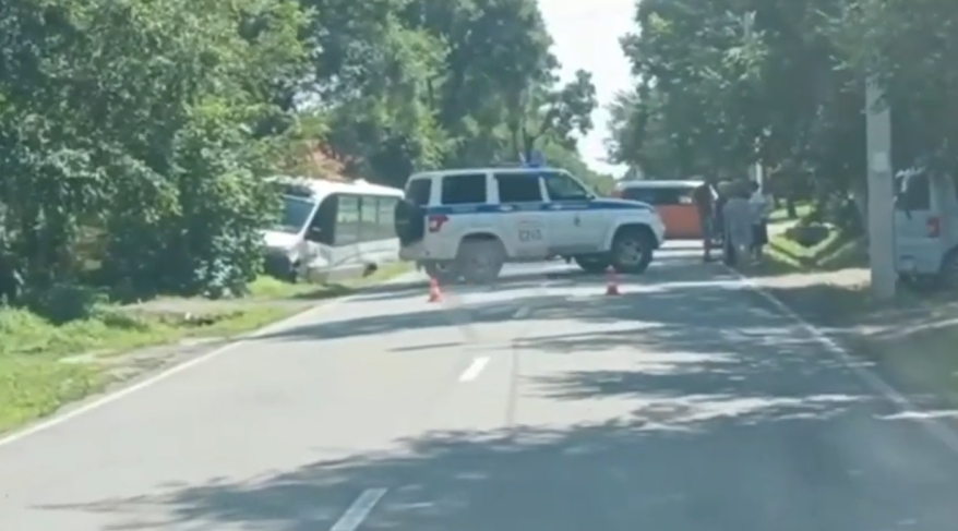 Японский кей-кар протаранил пассажирский автобус в Приморье - есть пострадавшие
