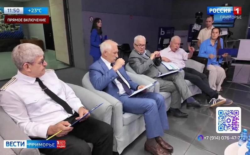 Экспертная комиссия оценивает фильмы фестиваля «Человек и море» во Владивостоке