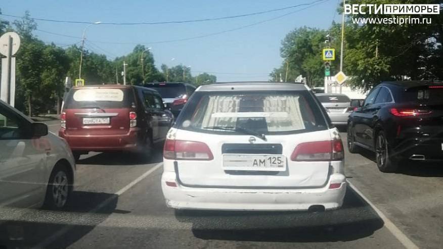 «Все колом»: многокилометровая пробка остановила движение со стороны Находки