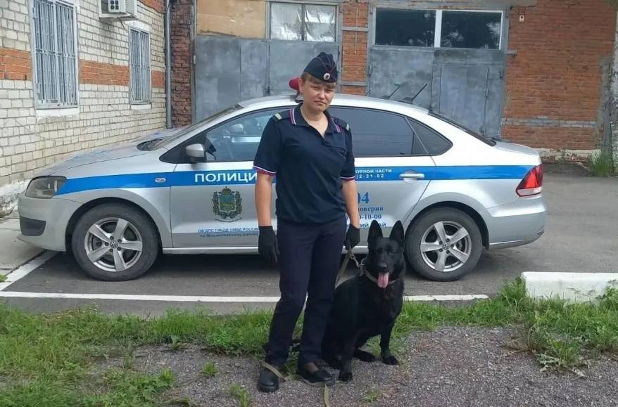 Собака Династия помогла полицейским выйти на след преступницы в Приморье