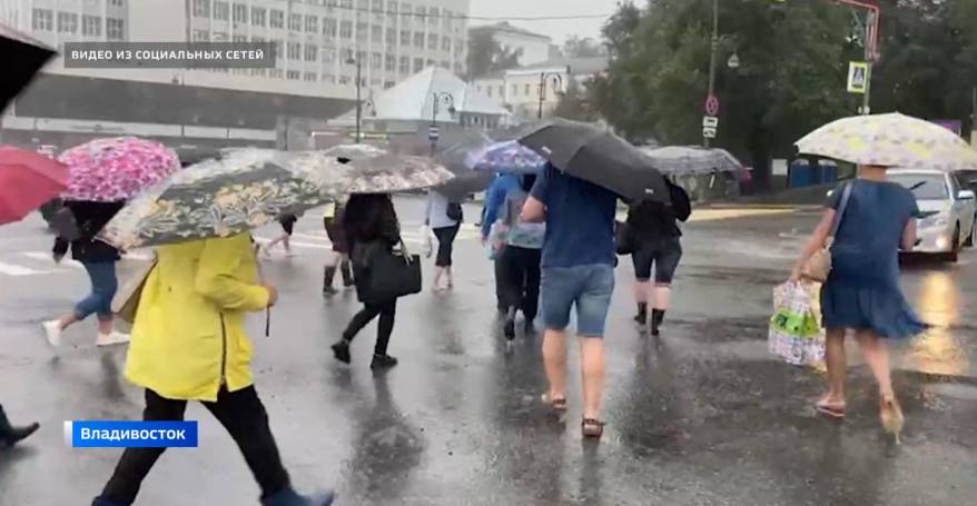 Аномальное количество осадков прогнозируют сноптики в августе в Приморье