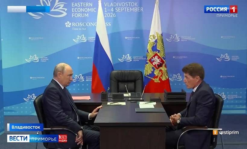 «Помахал хвостом»: Олег Кожемяко рассказал о встрече президента Владимира Путина с тигром