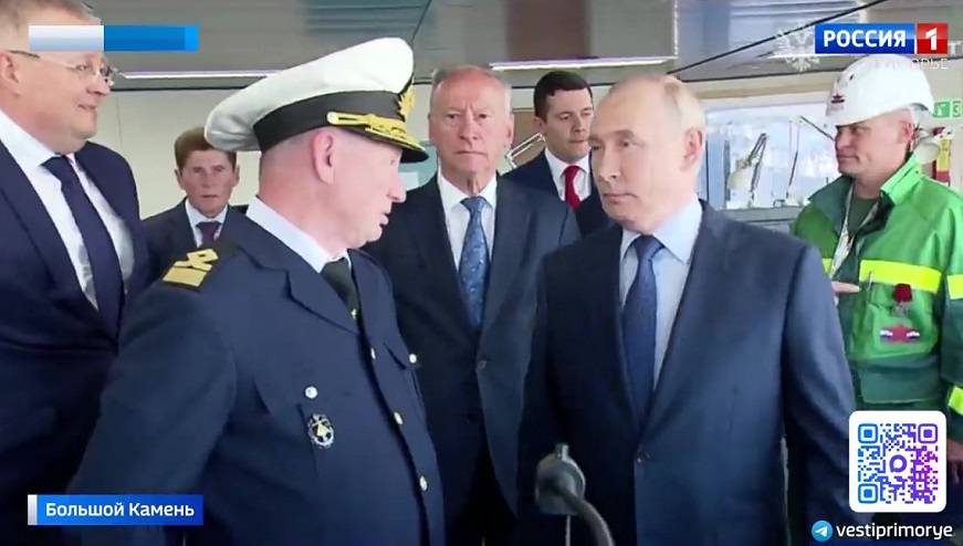 Владимир Путин оценил масштаб работ на судоверфи «Звезда» в Большом Камне
