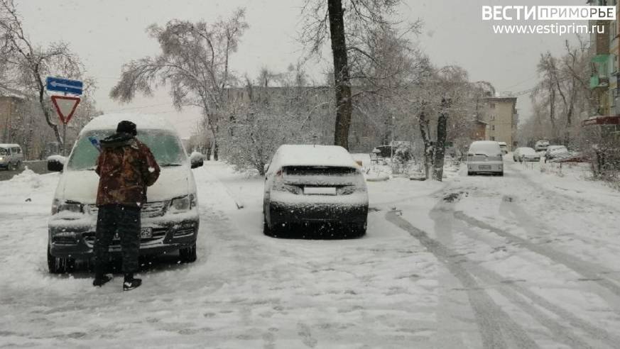 Морозы усилятся в Приморье, пройдет дождь со снегом