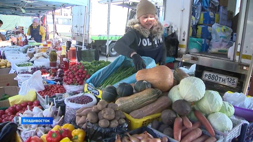 Фермерские шатры с тыквами развернуты во Владивостоке